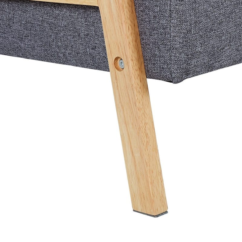 3-sits soffa Tjorn - Grå, ljust trä - Möbler - Vardagsrum - Soffgrupper