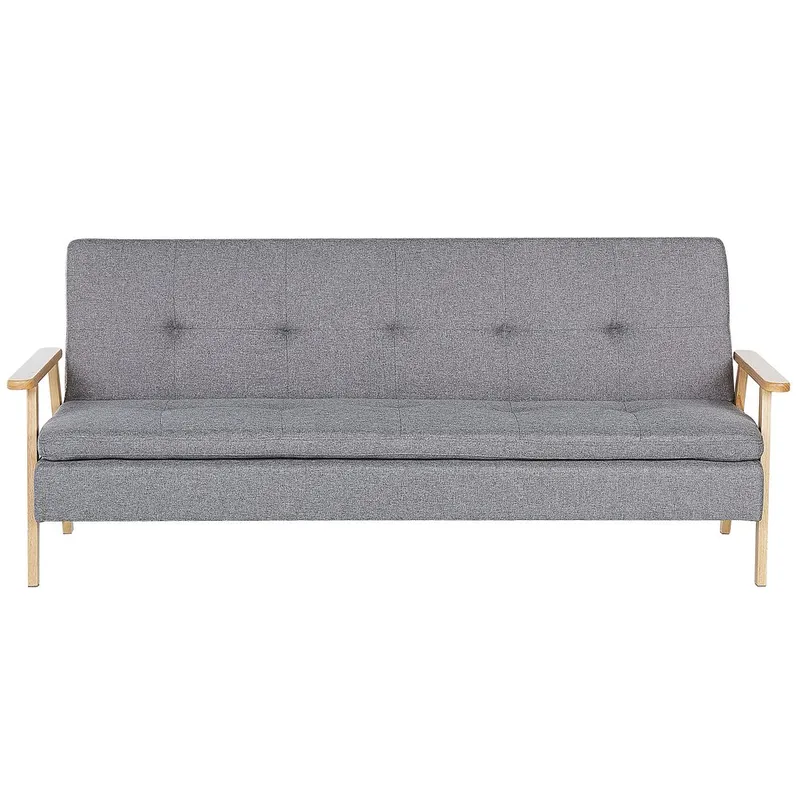 3-sits soffa Tjorn - Ljusgrå, ljust trä - Möbler - Vardagsrum - Soffgrupper