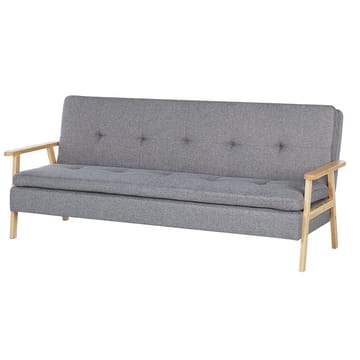 3-sits soffa Tjorn - Ljusgrå, ljust trä - Möbler - Vardagsrum - Bäddsoffor - Futon - Futon soffa