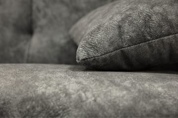 3-sits Vänster L-formad Bäddsoffa med Divan och Förvaring i Tyg - Svart - Möbler - Vardagsrum - Bäddsoffor