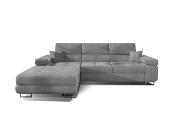 Klinka Bäddsoffa med Divan Vänster - Grå - Möbler - Vardagsrum - Bäddsoffor - Bäddsoffa divan