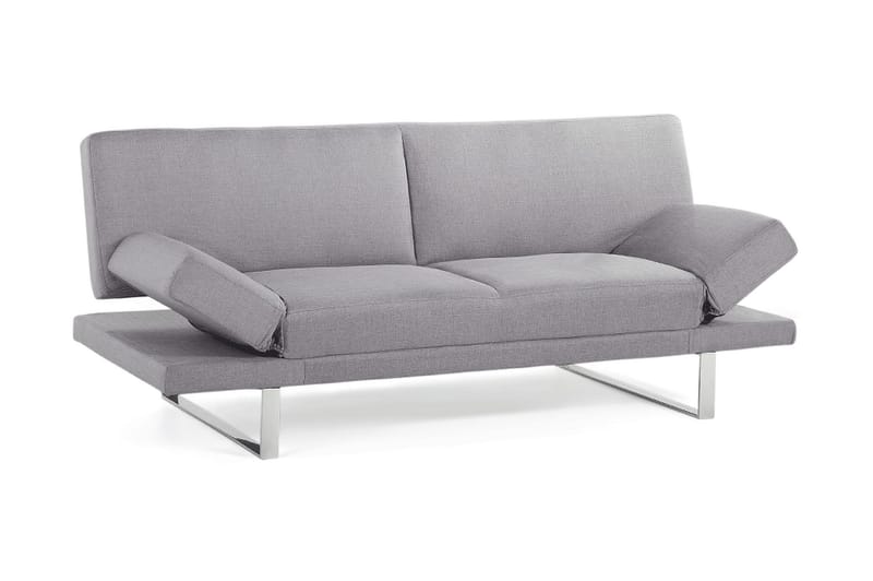 Ramsholt Bäddbar Fällbar Bäddsoffa 105x192 cm i Tyg - Grå - Möbler - Vardagsrum - Bäddsoffor - 4-sits bäddsoffa