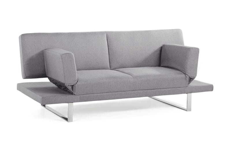 Ramsholt Bäddbar Fällbar Bäddsoffa 105x192 cm i Tyg - Grå - Möbler - Vardagsrum - Bäddsoffor - 4-sits bäddsoffa