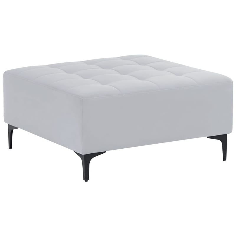 4-sits Modulär soffa Aberdeen - Ljusgrå, svart/Vänstervänd/Sammet - Möbler - Vardagsrum - Soffor - Modulsoffor - Komplett modulsoffa