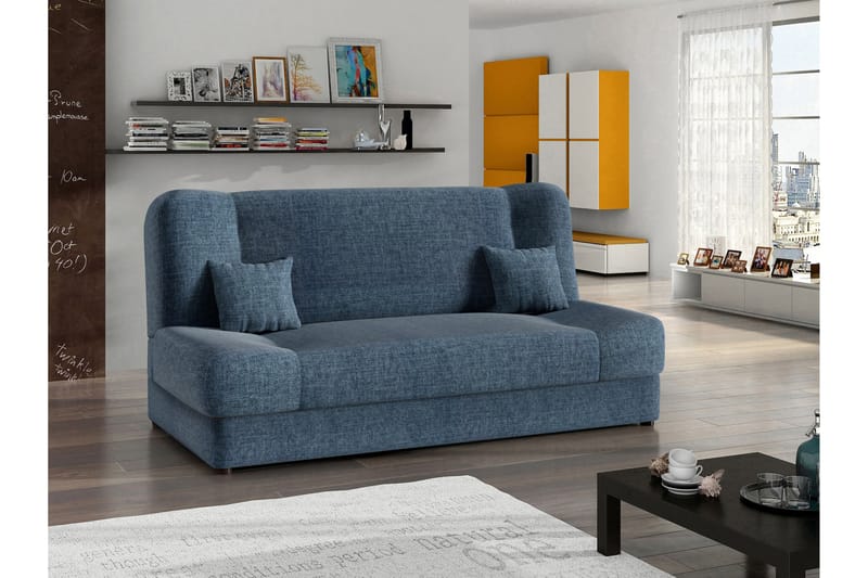 Abron Bäddsoffa 3-sits - Blå - Möbler - Vardagsrum - Bäddsoffor