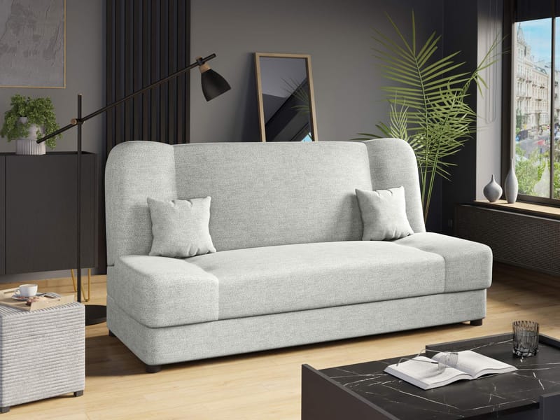 Abron Bäddsoffa 3-sits - Grå - Möbler - Vardagsrum - Bäddsoffor