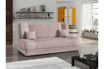 Abron Bäddsoffa 3-sits - Rosa - Möbler - Vardagsrum - Bäddsoffor