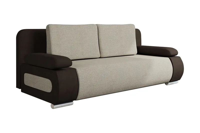 Adelma Bäddsoffa 3-sits med Förvaring, Beige