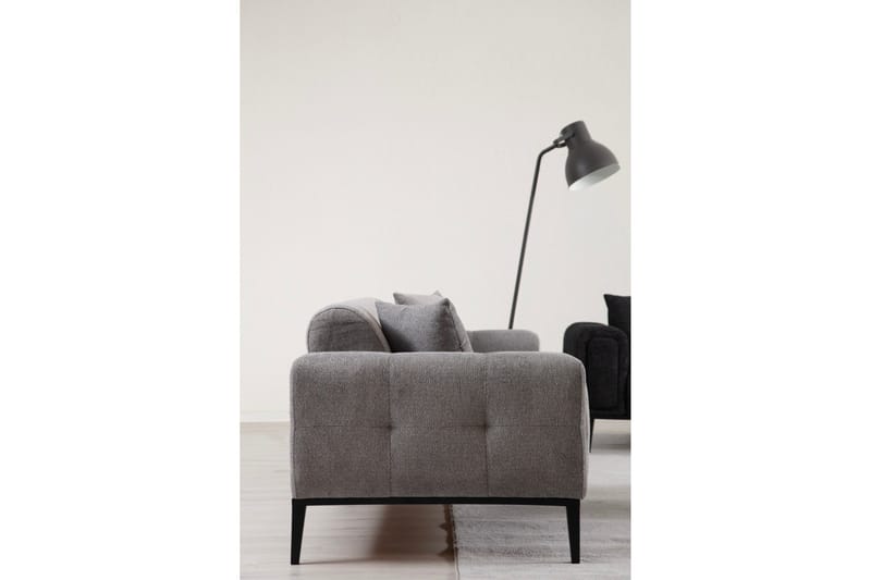 Adelphe Bäddsoffa 4-sits - Ljusgrå - Möbler - Vardagsrum - Bäddsoffor - 4-sits bäddsoffa