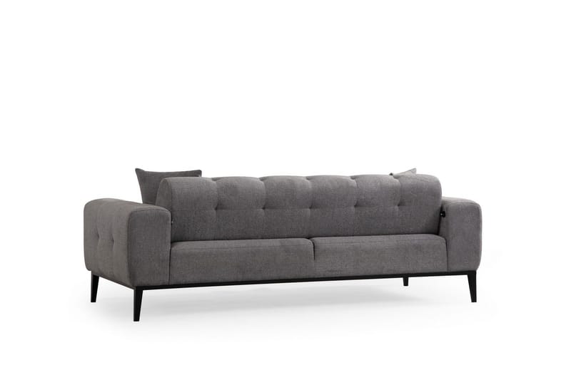 Adelphe Rektangulär Bäddsoffa 88x178 cm i Tyg - Grå - Möbler - Vardagsrum - Bäddsoffor - 4-sits bäddsoffa