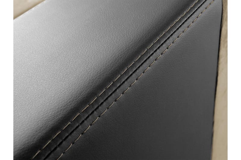 Aden Hörnsoffa - Grå/Svart - Möbler - Vardagsrum - Bäddsoffor