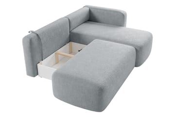 Afir Bäddsoffa m. Divan 2-sits - Beige/Vit - Möbler - Vardagsrum - Bäddsoffor