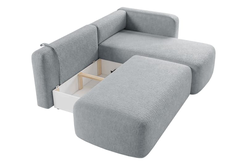 Afir Bäddsoffa m. Divan 2-sits - Beige/Vit - Möbler - Vardagsrum - Bäddsoffor