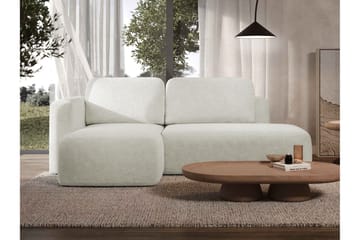 Afir Bäddsoffa m. Divan 2-sits - Beige/Vit - Möbler - Vardagsrum - Bäddsoffor