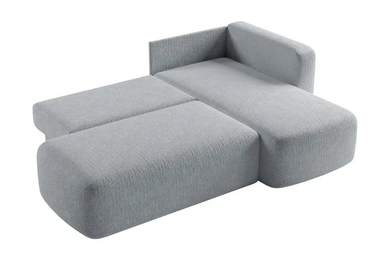 Afir Bäddsoffa m. Divan 2-sits - Beige/Vit - Möbler - Vardagsrum - Bäddsoffor