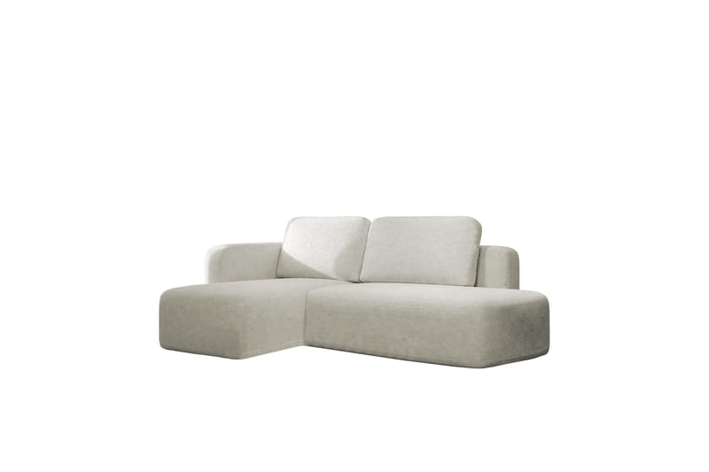 Afir Bäddsoffa m. Divan 2-sits - Beige/Vit - Möbler - Vardagsrum - Bäddsoffor