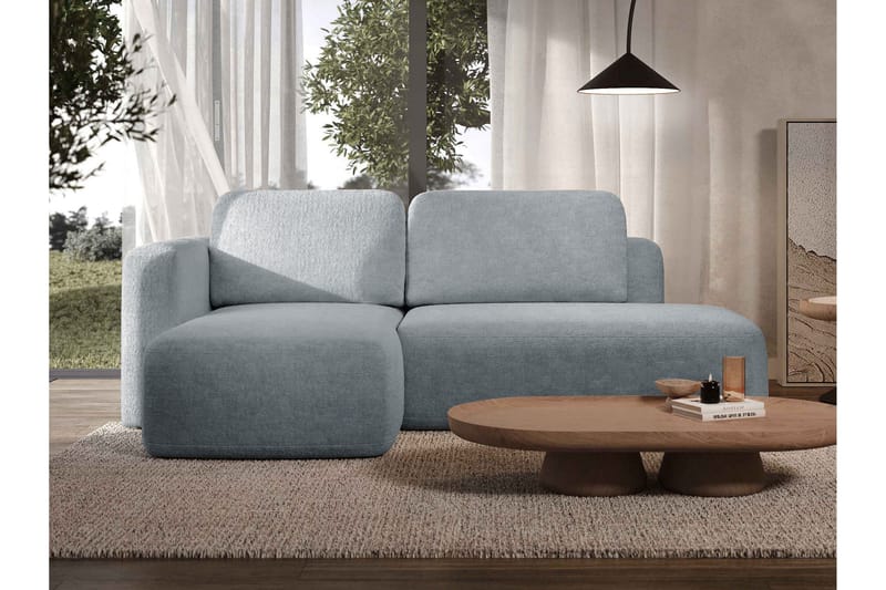Afir Bäddsoffa m. Divan 2-sits - Grå - Möbler - Vardagsrum - Bäddsoffor