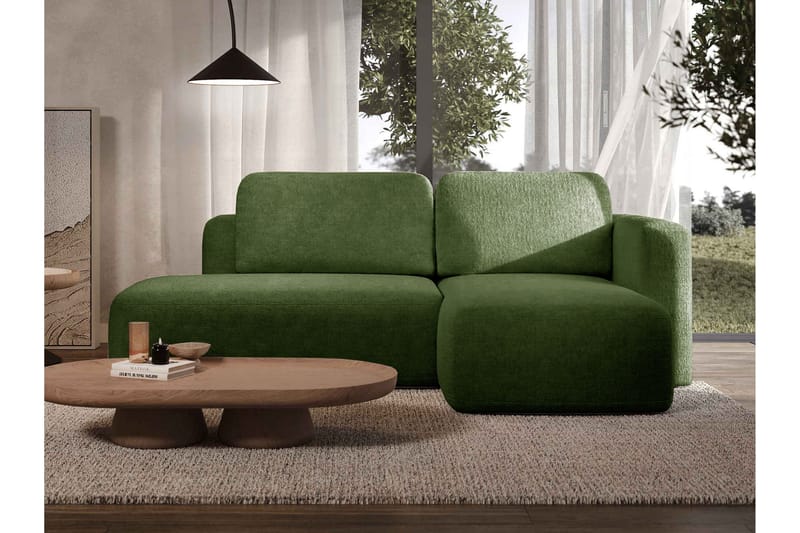 Afir Bäddsoffa m. Divan 2-sits - Grön - Möbler - Vardagsrum - Bäddsoffor