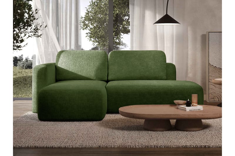 Afir Bäddsoffa m. Divan 2-sits - Grön - Möbler - Vardagsrum - Bäddsoffor