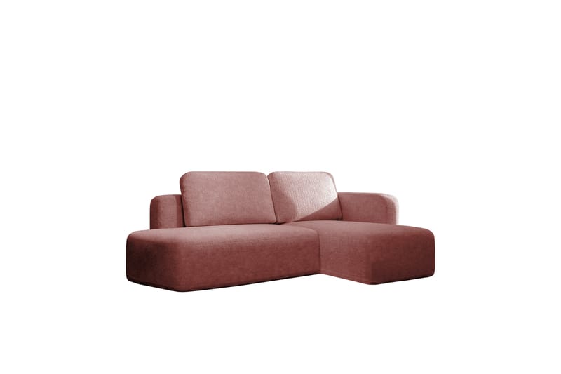 Afir Bäddsoffa m. Divan 2-sits - Rosa - Möbler - Vardagsrum - Bäddsoffor