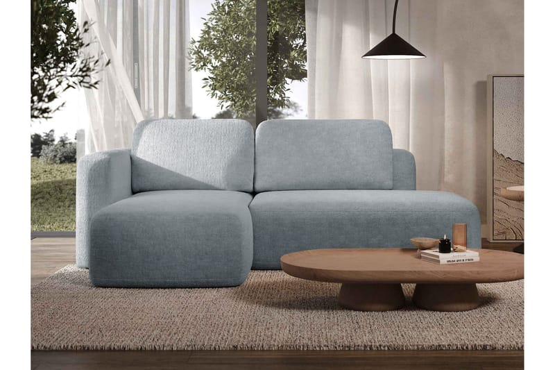 Afir Bäddsoffa m. Divan 2-sits - Svart/Brun - Möbler - Vardagsrum - Bäddsoffor