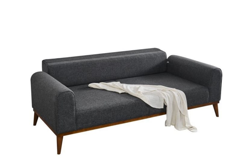 Akio Bäddsoffa 4-sits - Antracit - Möbler - Vardagsrum - Bäddsoffor - 4-sits bäddsoffa