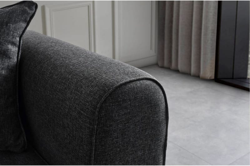 Akio Bäddsoffa 4-sits - Antracit - Möbler - Vardagsrum - Bäddsoffor - 4-sits bäddsoffa
