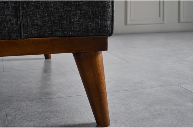 Akio Bäddsoffa 4-sits - Antracit - Möbler - Vardagsrum - Bäddsoffor - 4-sits bäddsoffa