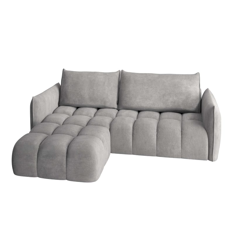 Aldvian 3-sits Bäddsoffa med divan, grå