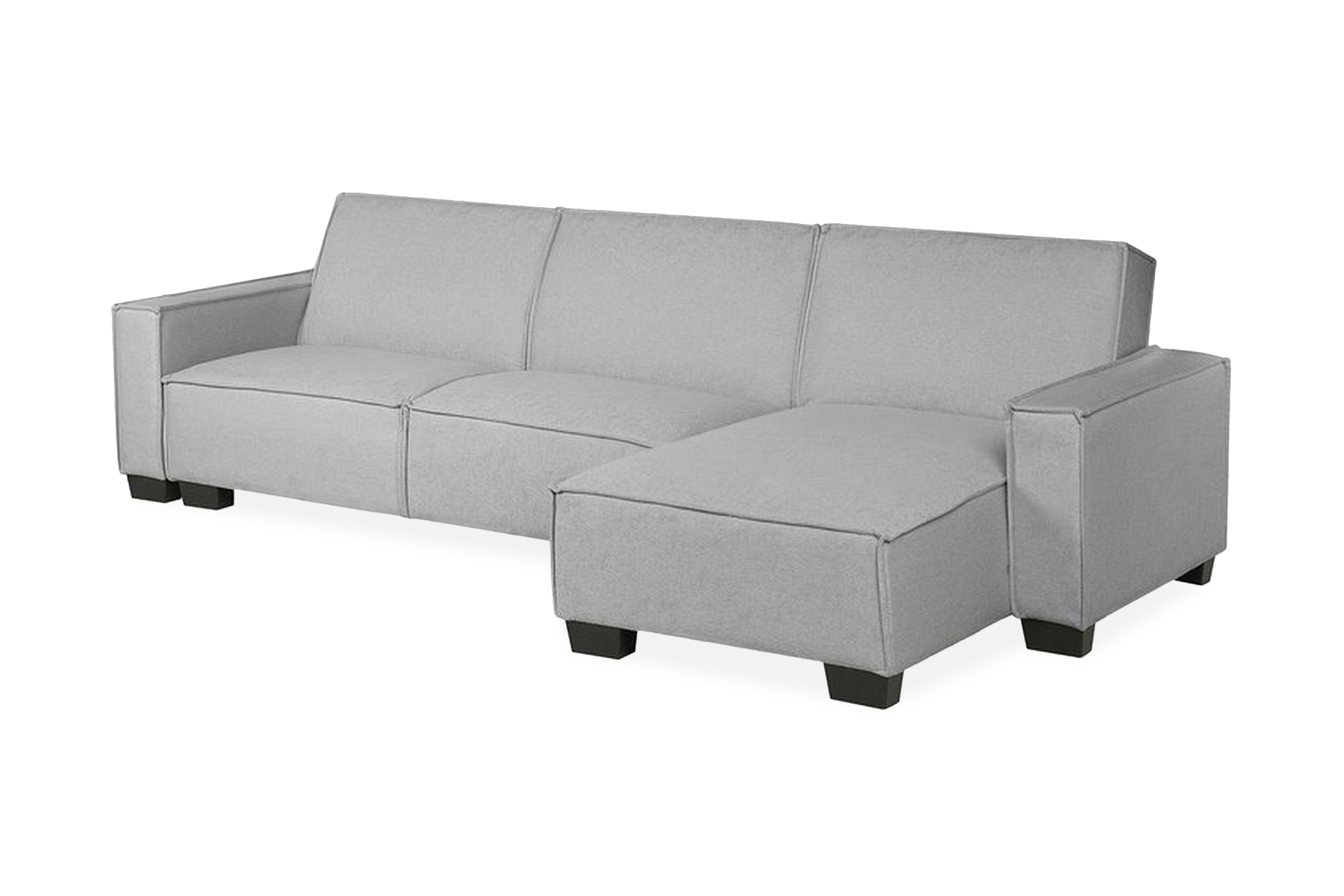 alessandrini hörnbäddsoffa vänster grå -