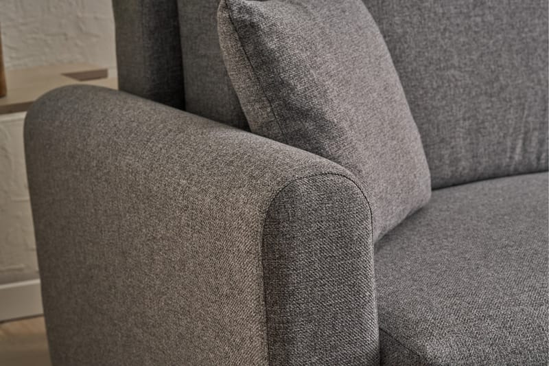 Alfie 4-sits Bäddsoffa med Divan Grå - Möbler - Vardagsrum - Bäddsoffor