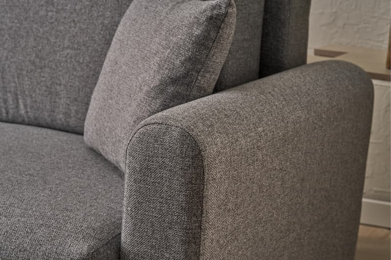 Alfie 4-sits Bäddsoffa med Divan Grå - Möbler - Vardagsrum - Bäddsoffor