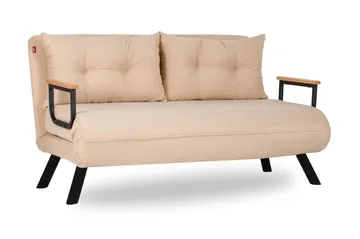 Alfredton Bäddsoffa 2-sits 120x185 - Cream - Möbler - Vardagsrum - Bäddsoffor