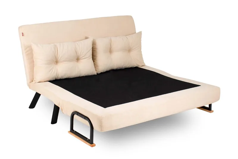 Alfredton Bäddsoffa 2-sits 120x185 - Cream - Möbler - Vardagsrum - Bäddsoffor