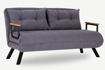 Alfredton Bäddsoffa 2-sits 120x185 - Grå - Möbler - Vardagsrum - Bäddsoffor