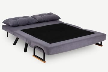 Alfredton Bäddsoffa 2-sits 120x185 - Grå - Möbler - Vardagsrum - Bäddsoffor