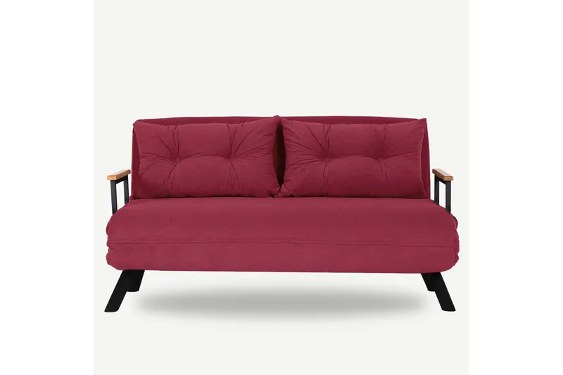 Alfredton Bäddsoffa 2-sits 175x133 cm - Röd - Möbler - Vardagsrum - Bäddsoffor