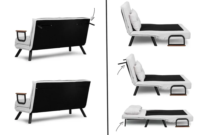 Alfredton Bäddsoffa - Cream - Möbler - Vardagsrum - Bäddsoffor