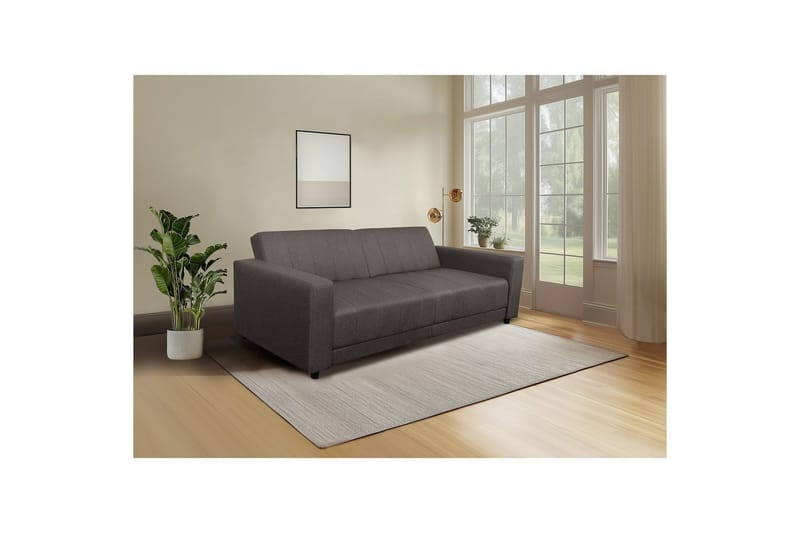 Allie Bäddsoffa 3-sits - Brun - Möbler - Vardagsrum - Bäddsoffor