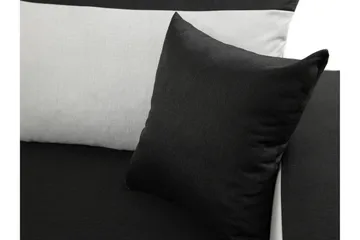 Alvared 3-sits Hörnbäddsoffa Universal - Grå/Vit - Möbler - Vardagsrum - Bäddsoffor