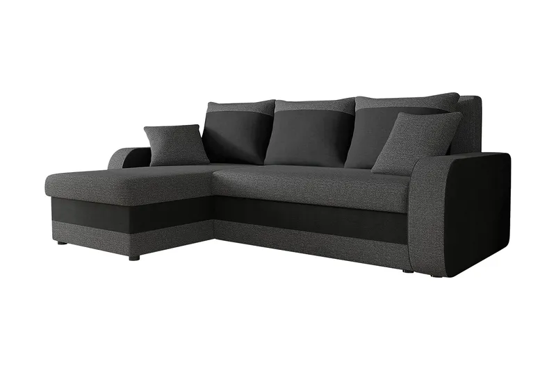 Alvared 3-sits Hörnbäddsoffa Universal - Ljusgrå - Möbler - Vardagsrum - Bäddsoffor