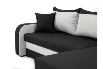 Alvared 3-sits Hörnbäddsoffa Universal - Röd/Grå - Möbler - Vardagsrum - Bäddsoffor