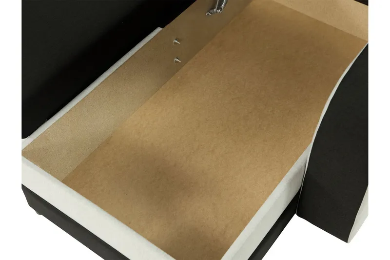 Alvared 3-sits Hörnbäddsoffa Universal - Röd/Svart - Möbler - Vardagsrum - Bäddsoffor