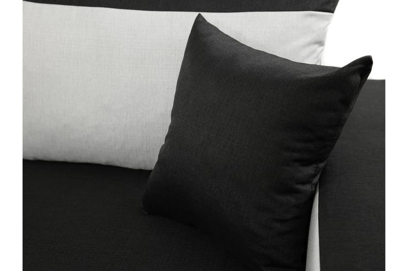 Alvared 3-sits Hörnbäddsoffa Universal - Vit/Röd - Möbler - Vardagsrum - Bäddsoffor