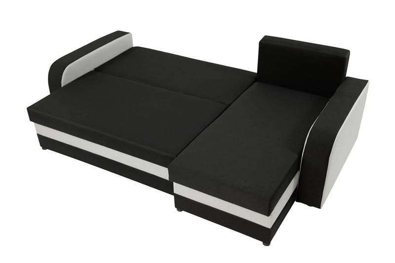 Alvared 3-sits Hörnbäddsoffa Universal - Vit/Röd - Möbler - Vardagsrum - Bäddsoffor