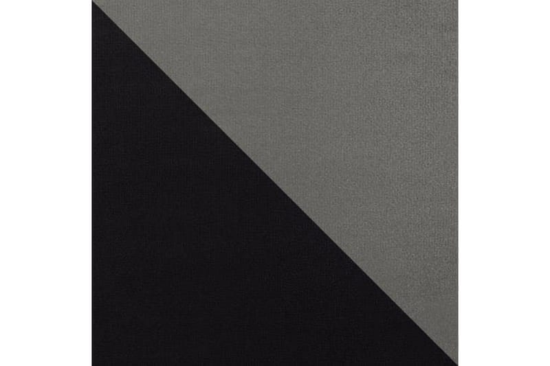 Alvared 4-sits Bäddsoffa med Dubbeldivan med Förvaring - Sammet/Svart/Grå - Möbler - Vardagsrum - Bäddsoffor - U bäddsoffa