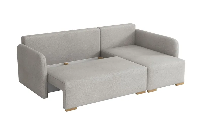 Amelus Bäddsoffa m. Divan 4-sits - Gul - Möbler - Vardagsrum - Bäddsoffor