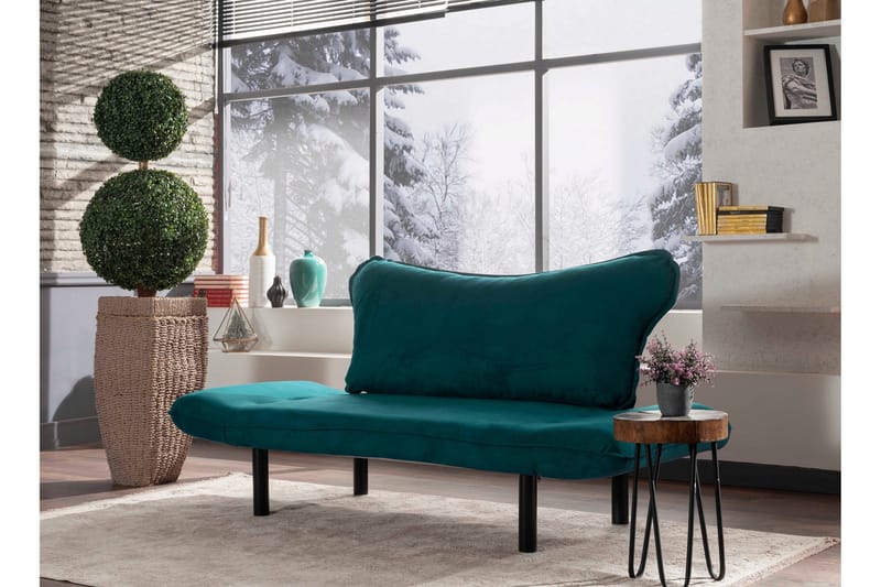 Annabelle Bäddsoffa 2-sits - Blågrön - Möbler - Vardagsrum - Bäddsoffor