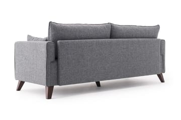 Antigua 3-sits Längsbäddad Bäddsoffa 150x190 cm i Tyg - Grå - Möbler - Vardagsrum - Bäddsoffor
