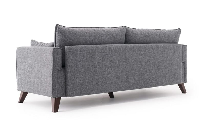 Antigua 3-sits Längsbäddad Bäddsoffa 150x190 cm i Tyg - Grå - Möbler - Vardagsrum - Bäddsoffor